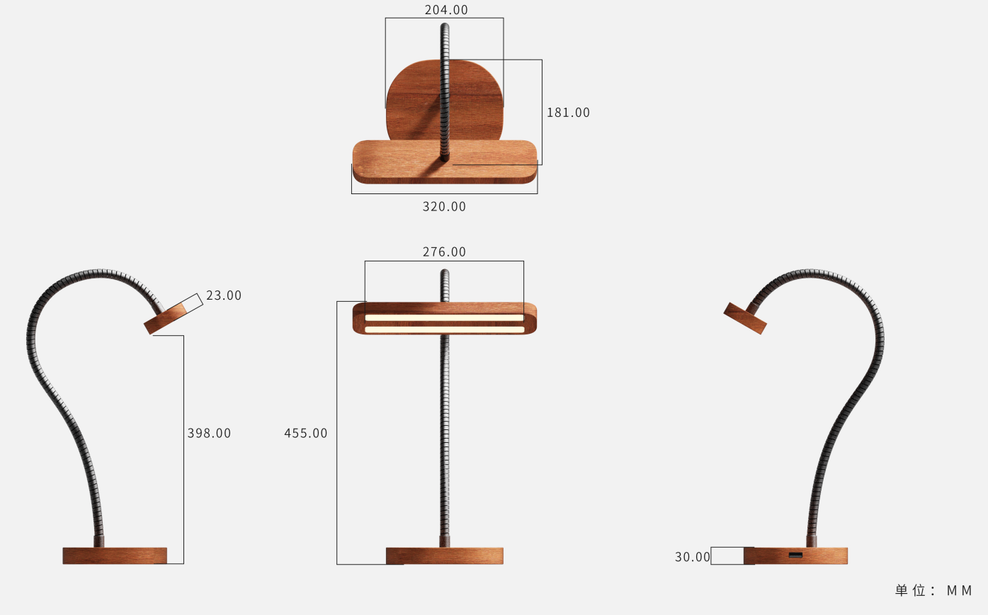 Wireless charging wooden lamp (1)